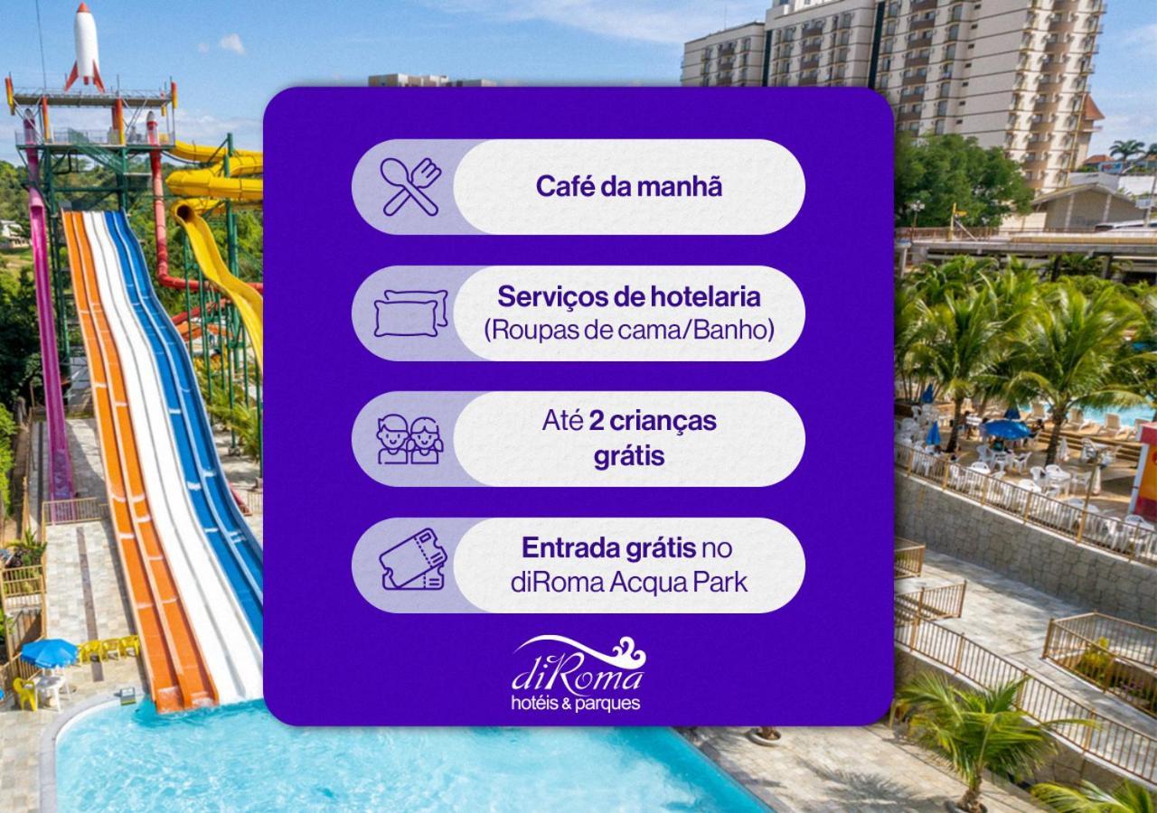 Thermas Diroma Hotel Incluso O Acesso Ao Acqua Park Todos Os Dias, Exceto No Dia Do Check-Out Caldas Novas Luaran gambar